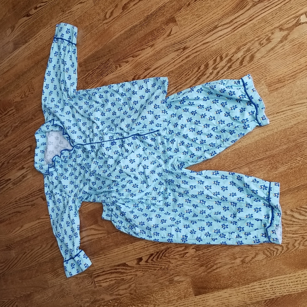 (M) Moomaya Lightweight Sleep Set Capri and 3/4 Sleeves Patterned Casual Comfy